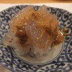 鮨処 有馬 - イカ　ゴロ醤油