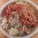 にかいや - オロチョンラーメン（中盛）＋全部