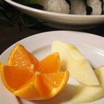 横川温泉 中野屋旅館 - デザートとおにぎり