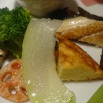 CUCINA KURAMOCHI - 珍しいハヤトウリや香ばしい秋刀魚ソテー、じゃが芋入りフリッタータなど