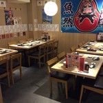 炉端焼き 鷹島本まぐろ 魚然 - 広々店内