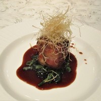 エル・ダンジュナゴヤ - アンコウのポワレ　ポルト主ソース。