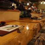 会津郷土食 鶴我 - カウンター席