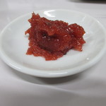 扇 - 梅たたき　￥100
      これだけで延々飲んでいられます（＾－＾）