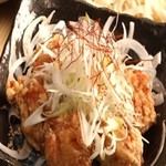 Deep-fried chicken ~covered with green onions~