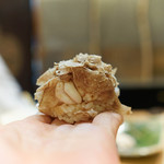 初音鮨 - 白子にアルバ産白トリュフ