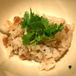 御料理 堀川 - 鶏牛蒡ごはん