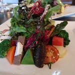 サラダ～凄いっス、凄いから角度を変えて３枚も載せちゃいます