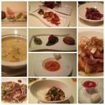 クラブチャイナ - 2016年12月の『クラブチャイナおすすめコース』と単品で『酔鶏(蒸し鶏の冷菜 老酒風味)』と『梅搾菜』と『五目あんかけやきそば』