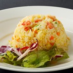 67．蟹肉とレタスチャーハン