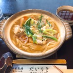 Dairiki Mochi - 味噌煮込みうどん(700円)