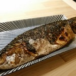 日本のお酒と浜焼料理‐ウラオンサカバ‐ - トロさば炭火焼き。