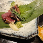 ぎんざ 一二岐 - カツオ藁焼き