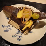 ぎんざ 一二岐 - 栗の甘露煮　銀杏　蓮根せんべい　いちょう丸十