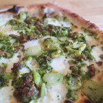 Homemade sausage and broccoli PIZZA