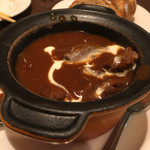 MIYA - 牛すじの赤ワイン煮込み（730円）