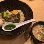 饗 くろ喜 - 牡蠣味噌つけそば（1,300円）※季節の限定