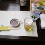 四季・日本料理 いばら木 - 乾杯時。