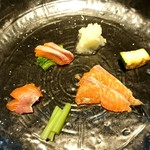 台所衆 ヒフミ - 鮭児の刺身