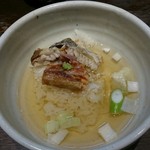 台所衆 ヒフミ - 鮭児の皮の出汁茶漬け