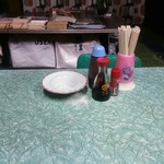 こだまや食堂 - 卓上風景