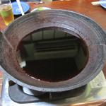 鳥幸 - 鴨鍋の割り下入り鍋