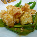 Tai Woo Seafood Restaurant - エビのスパイシー炒め