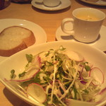 Espetalia - サラダとスープ