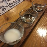 日本酒バル 7373 - 飲み比べ