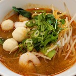 はすの里 - 祝今年の一皿＝パクチー料理・トムヤムラーメン　