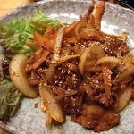 韓国料理 青唐辛子 - 豚フルコギ