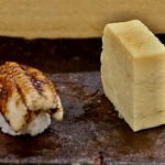 鮨 泰蔵 - 穴子と玉子