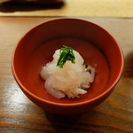 もり山 - 2016.12)富山産白海老の一口寿司