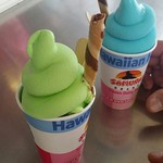 Samurai - 緑がメロン味で青がバニラ(￣▽￣;)