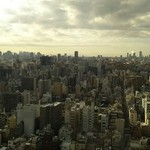 Asakusa Bihoteru - 西側の席からの眺め(富士山側)