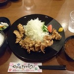 Suehiro - 若鶏唐揚げ定食９８０円