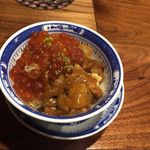 清粥小菜　明 - ウニとイクラの紹興酒漬けチャーハン