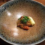 清粥小菜　明 - なまこのガーリックバター炒め 黒胡椒がけ