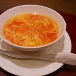 齋華 - 【4品目】トマトと玉子のスープ