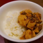 齋華 - 【8品目】麻婆豆腐、御飯