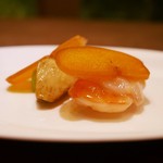 齋華 - 【5品目】海老、海老芋、自家製唐墨