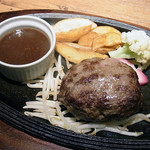 黒毛和牛100％フレッシュハンバーグのレギュラー　１５１２円