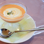 西洋亭 - 完熟トマトの冷たいスープ