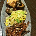 焼肉ノ、シアン - ナムル盛り合わせ