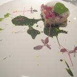 ル・ヴァンキャトル - ヒラメの昆布締め・ミンククジラのタルタル・牡蠣・春菊