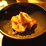 千翠 - 料理写真:無花果と柿の胡麻和え