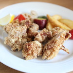 [Plate] Deep fried chicken