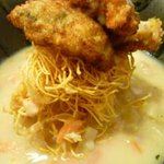 Menyatenki - 牡蠣と麺アップ