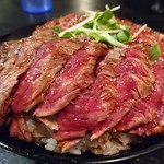 レッドロック - ステーキ丼大（税込1150円）