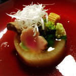 つる幸 - 治部煮 風呂吹き大根盛り！
